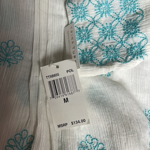 TRINA TURK SWIM & SPA LONG TUNIC M NWT - Picture 4 of 4